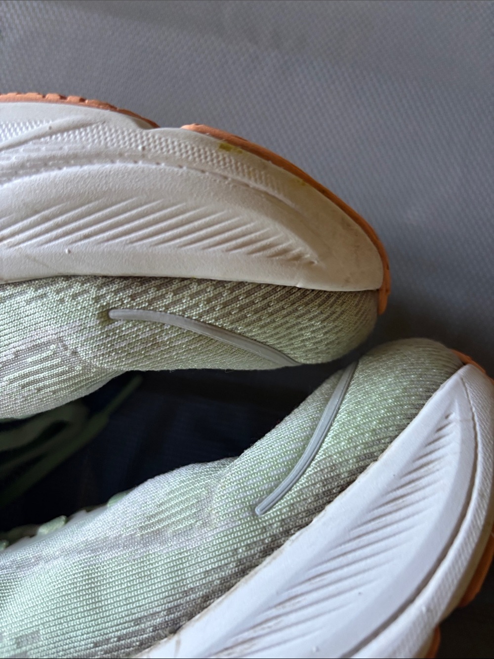 Hoka Women's Light Green sky flow Athletic Running Shoes with Pastel Accents - Picture 8 of 9